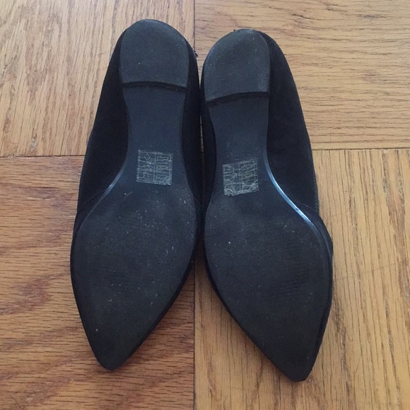Aldo black leather flats 7.5/38 - Picture 2 of 5